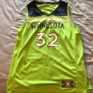 Fanatics Karl Anthony Towns Jersey Neon Green